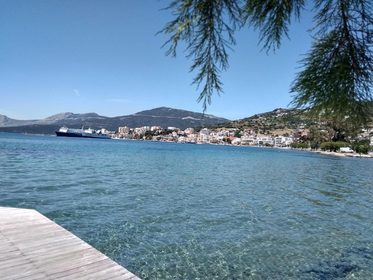 Marmari Megali Ammos Maisonette Villa Bagian luar foto